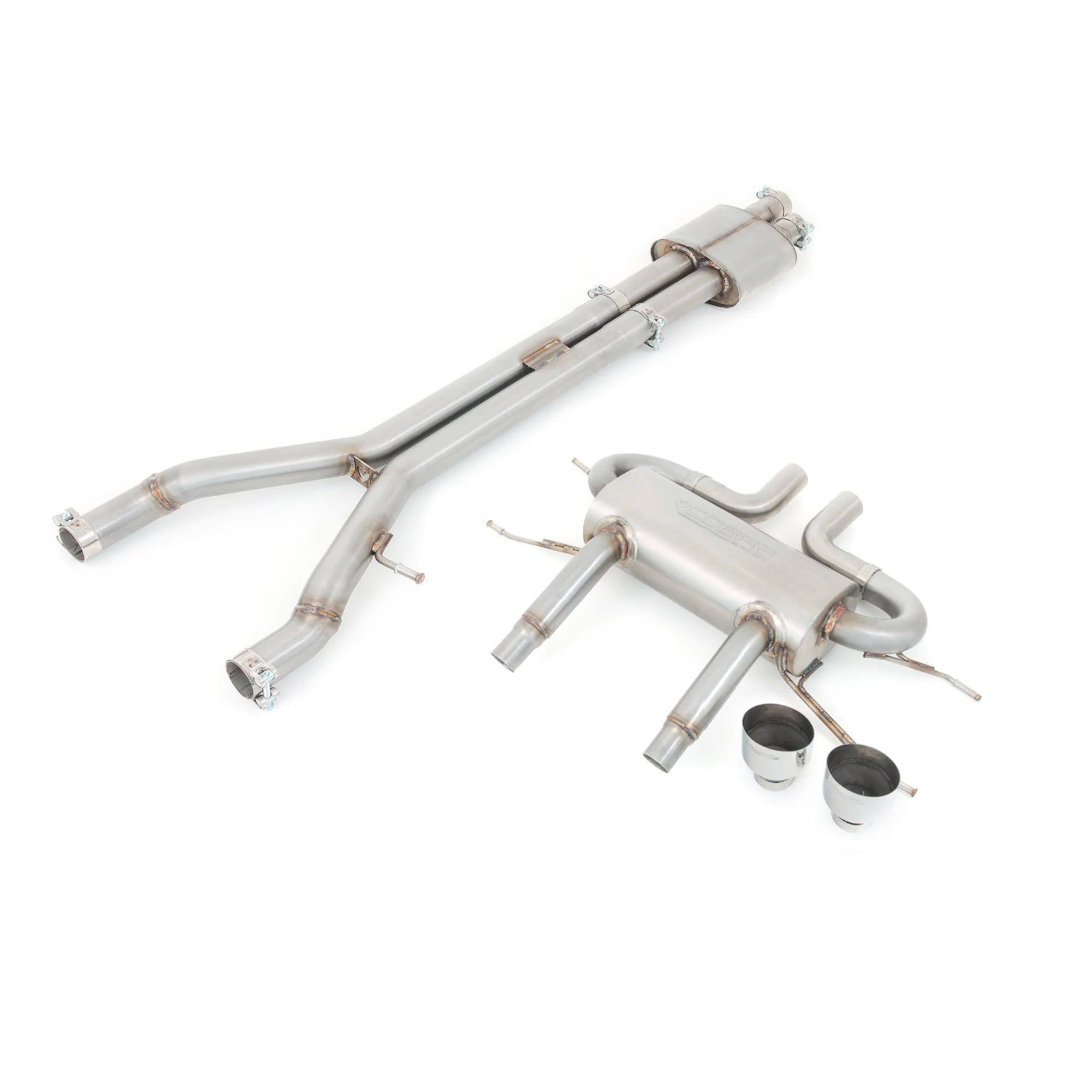 Jaguar F-Type V6 (14-20) Resonated Non-Valved Cat Back Performance Exhaust - Image 15