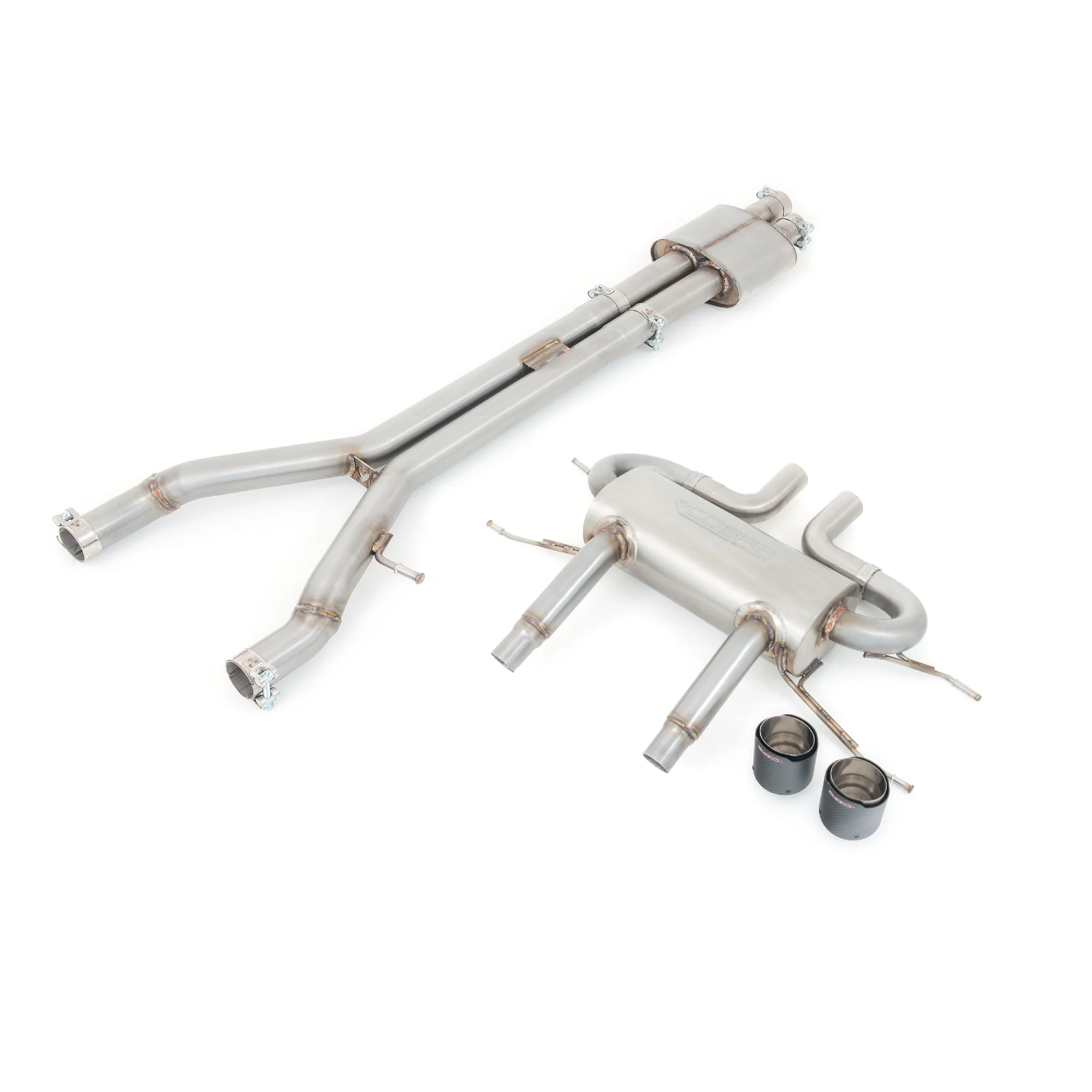 Jaguar F-Type V6 (14-20) Resonated Non-Valved Cat Back Performance Exhaust - Image 16