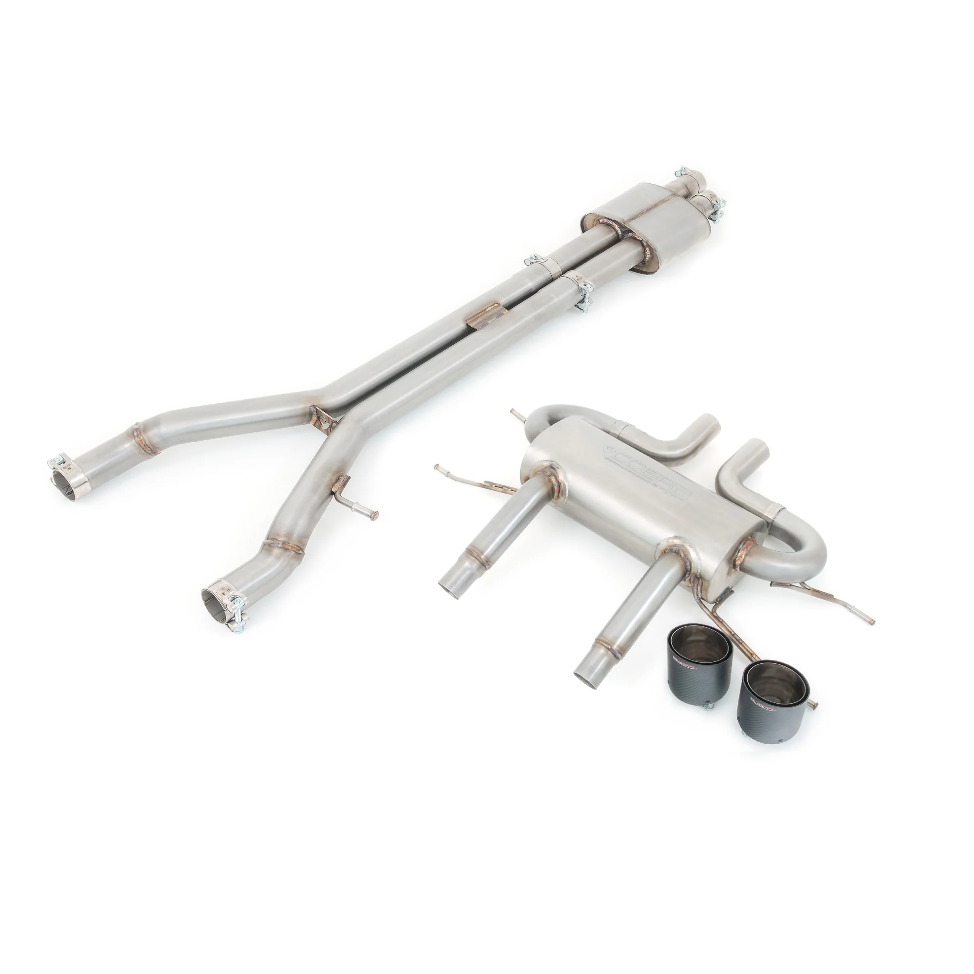 Jaguar F-Type V6 (14-20) Resonated Non-Valved Cat Back Performance Exhaust - Image 17