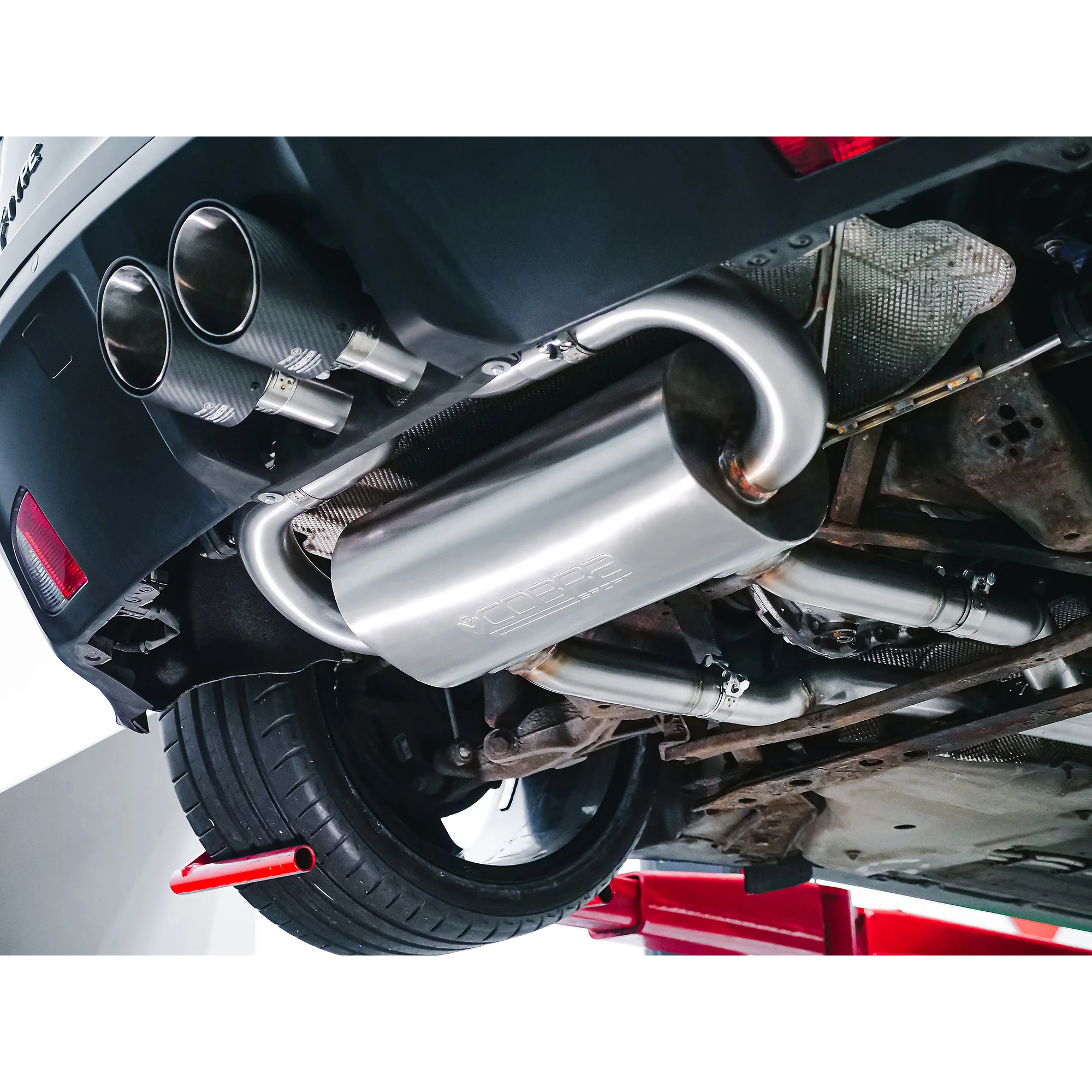 Jaguar F-Type V6 (14-20) Resonated Non-Valved Cat Back Performance Exhaust - Image 3