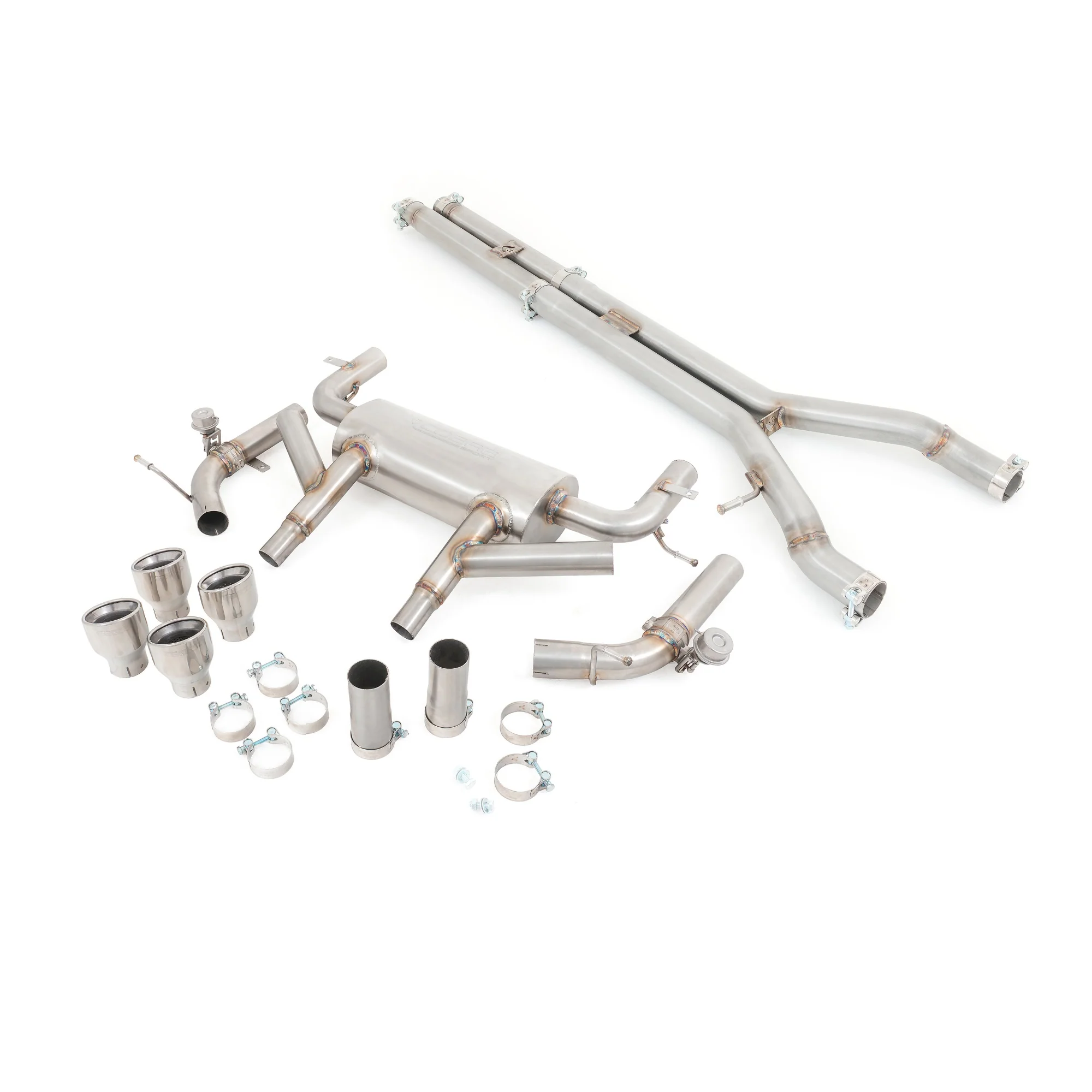 Jaguar F-Type V8 (14-20) Non-Resonated Valved Cat Back Performance Exhaust - Image 6