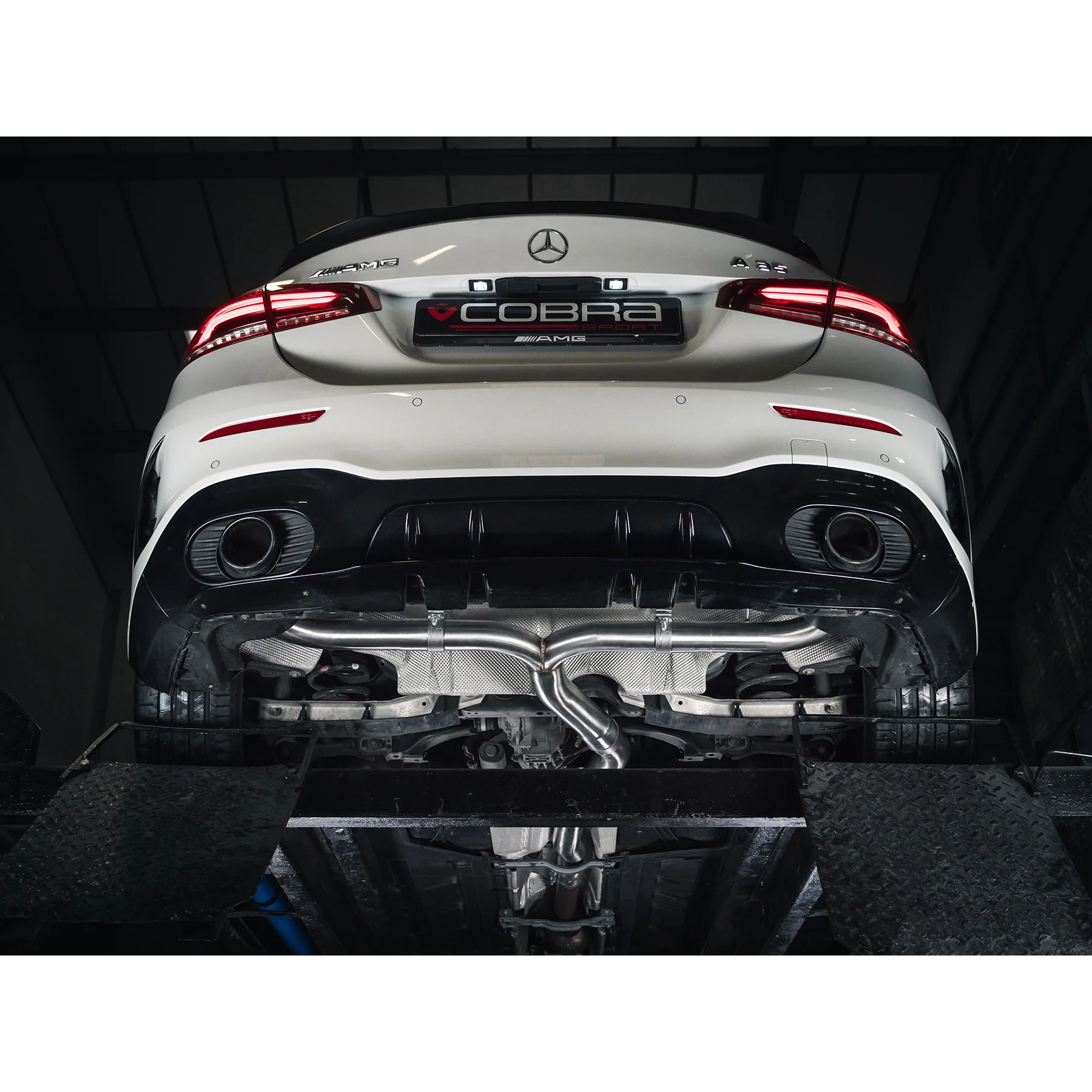 Mercedes-AMG A 35 Saloon GPF Back Rear Box Delete Race Performance Exhaust - Image 4
