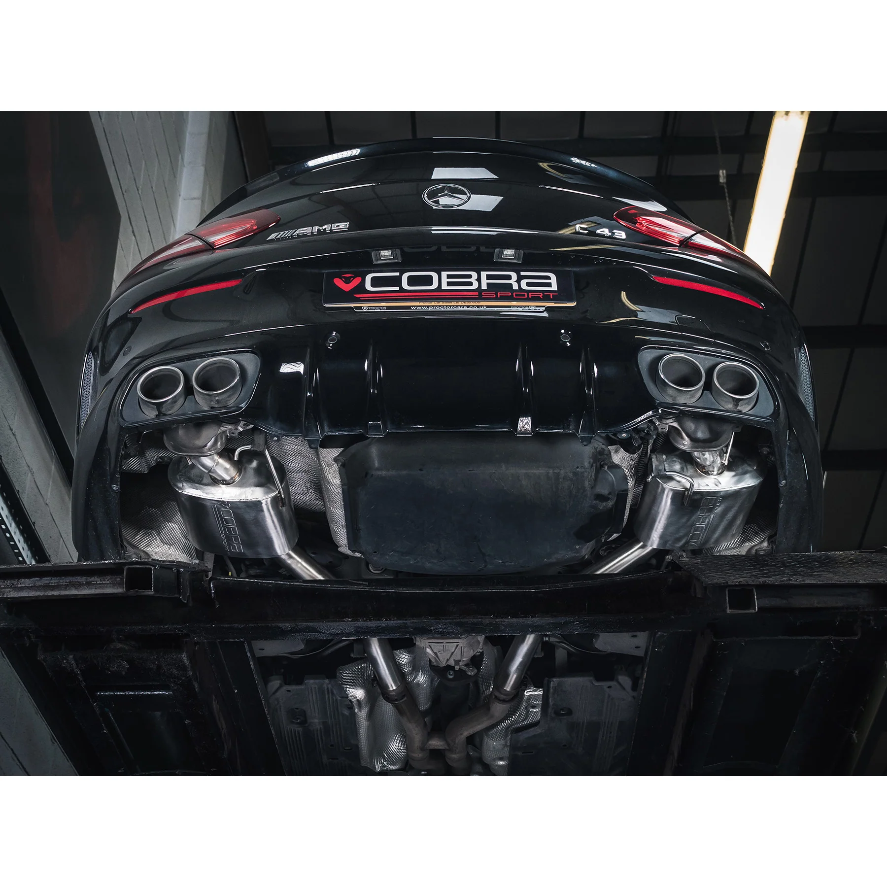 Mercedes-AMG C43 Rear Performance Exhaust - Image 2