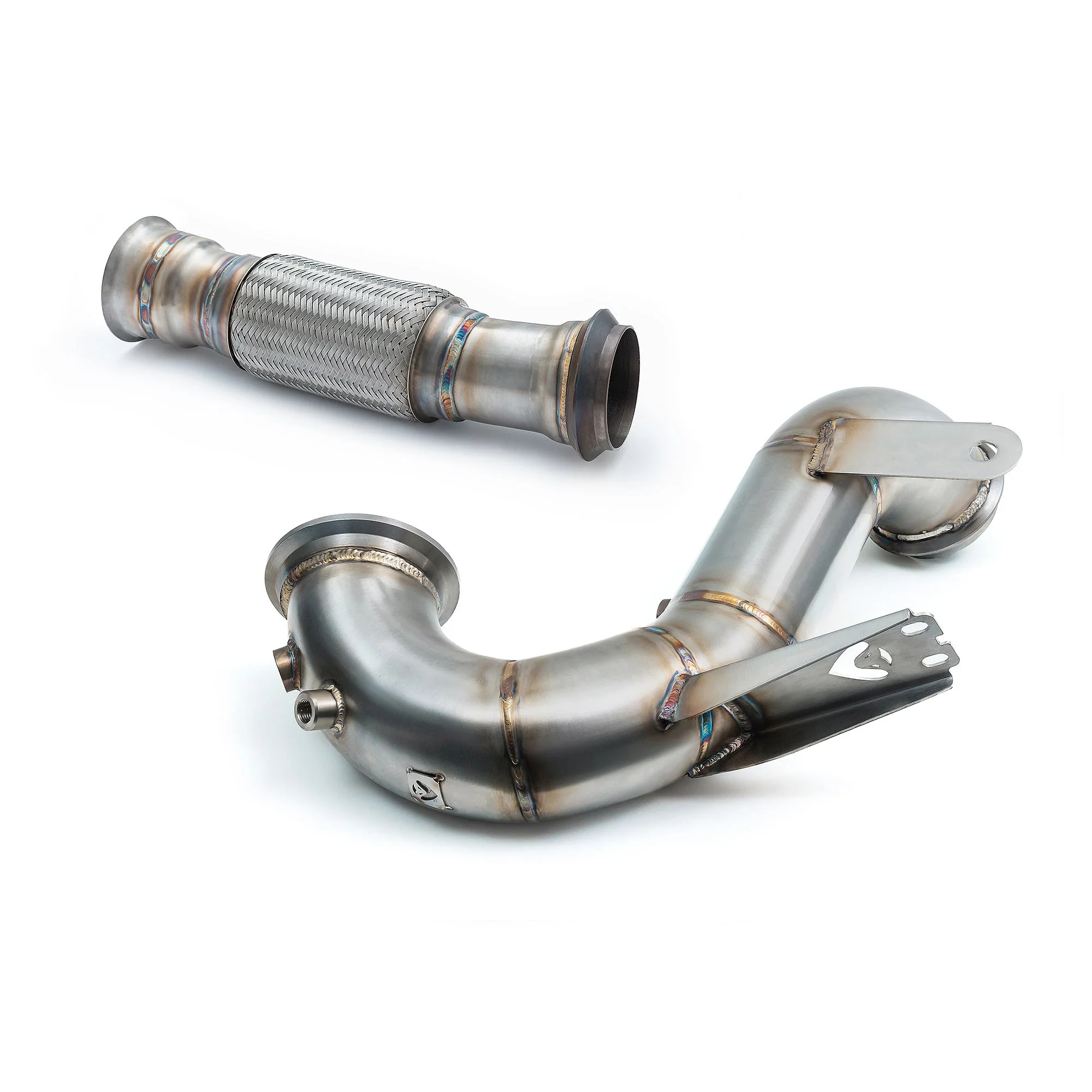 Mercedes-AMG GLA 45 S Front Downpipe Sports Cat / De-Cat Performance Exhaust - Image 11