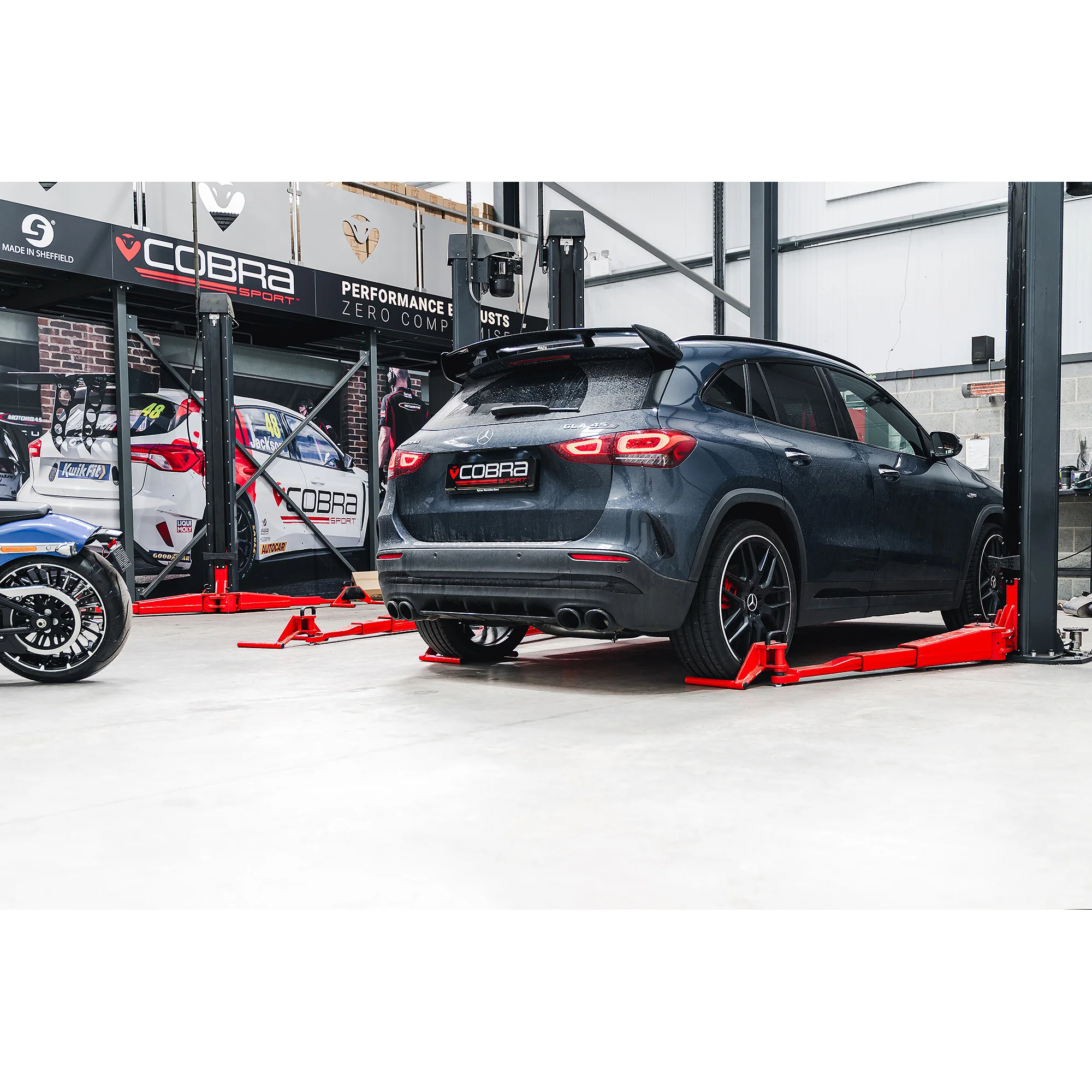 Mercedes-AMG GLA 45 S Venom Cat Back Rear Box Delete Performance Exhaust - Image 3