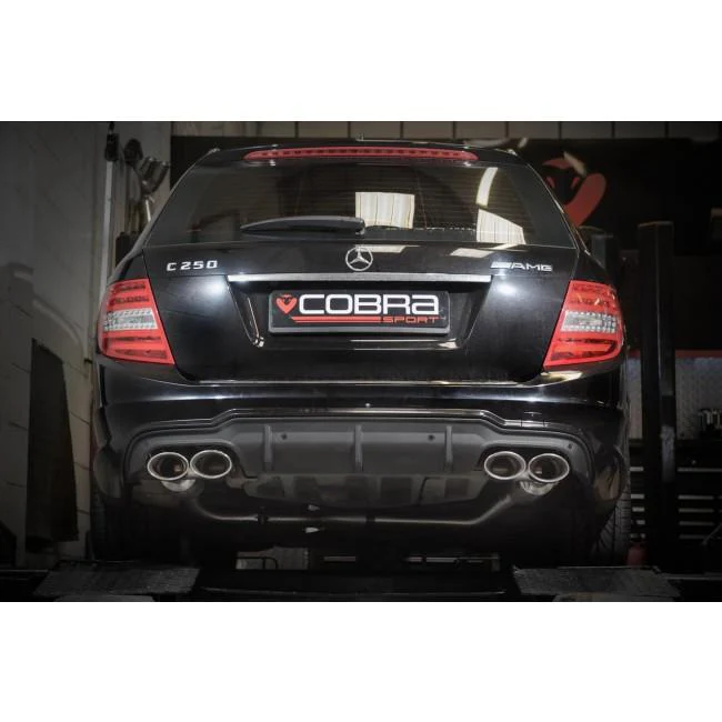 Mercedes W204 C200/C220/C250 (Diesel) AMG Quad Performance Exhaust - Image 10