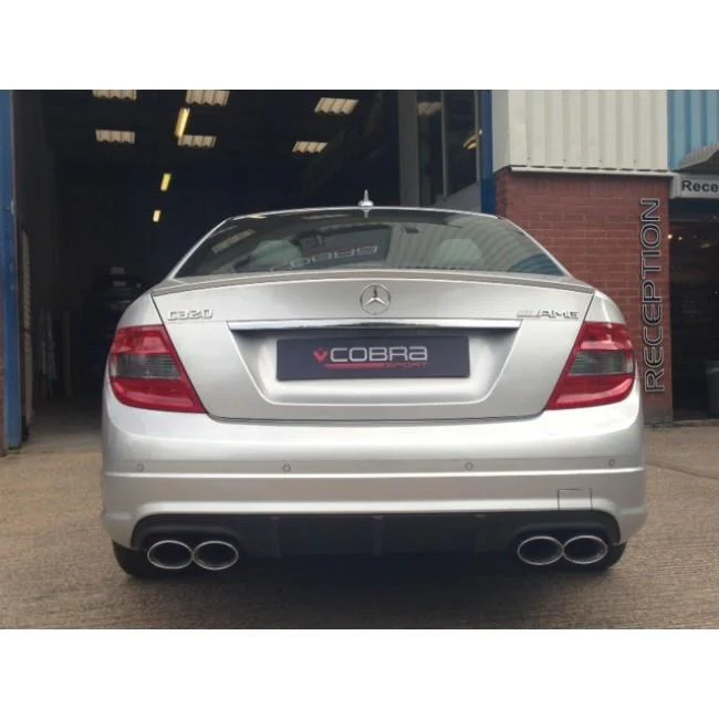 Mercedes W204 C200/C220/C250 (Diesel) AMG Quad Performance Exhaust - Image 3