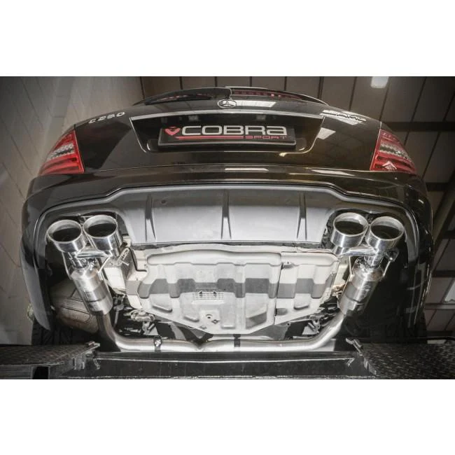 Mercedes W204 C200/C220/C250 (Diesel) AMG Quad Performance Exhaust - Image 8