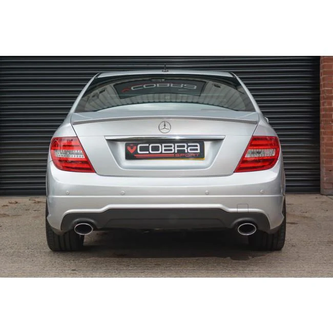 Mercedes W204 C200/C220/C250 (Diesel) 350 Dual Performance Exhaust - Image 9