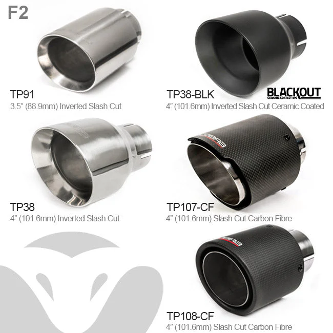 Mini (Mk3) JCW (F56 LCI 2) Facelift 3" Race GPF Back Performance Exhaust - Image 2