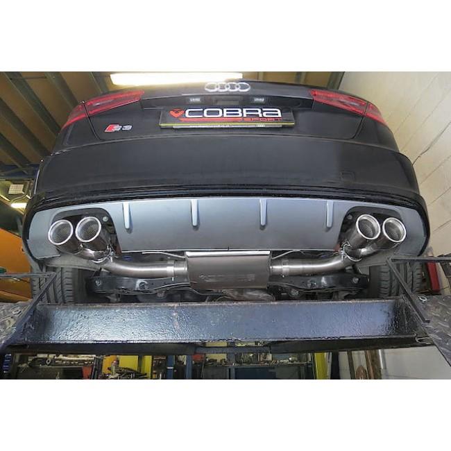 Audi S3 (8V) 3 Door (Non-Valved) (13-18) Cat Back Performance Exhaust - Image 7