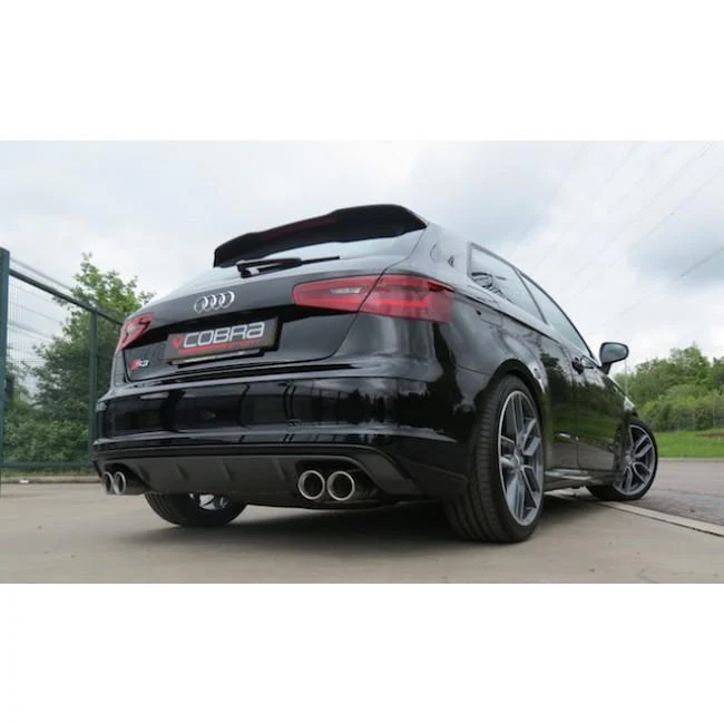 Audi S3 (8V) 3 Door (Non-Valved) (13-18) Cat Back Performance Exhaust - Image 8