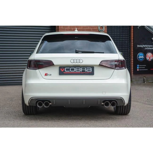 Audi S3 (8V) 5 Door Sportback (Non-Valved) (13-18) Cat Back Performance Exhaust - Image 8