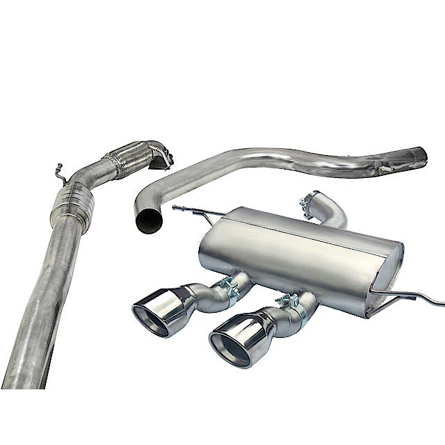 Seat Leon Cupra R Mk2 1P 2.0 T FSI (10-12) Turbo Back Performance Exhaust - Image 10