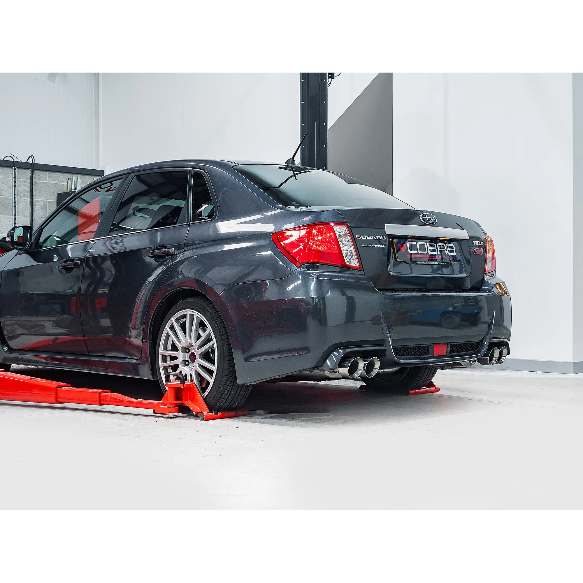 Subaru WRX STI 2.5 Saloon (10-13) Turbo Back Performance Exhaust - Image 4