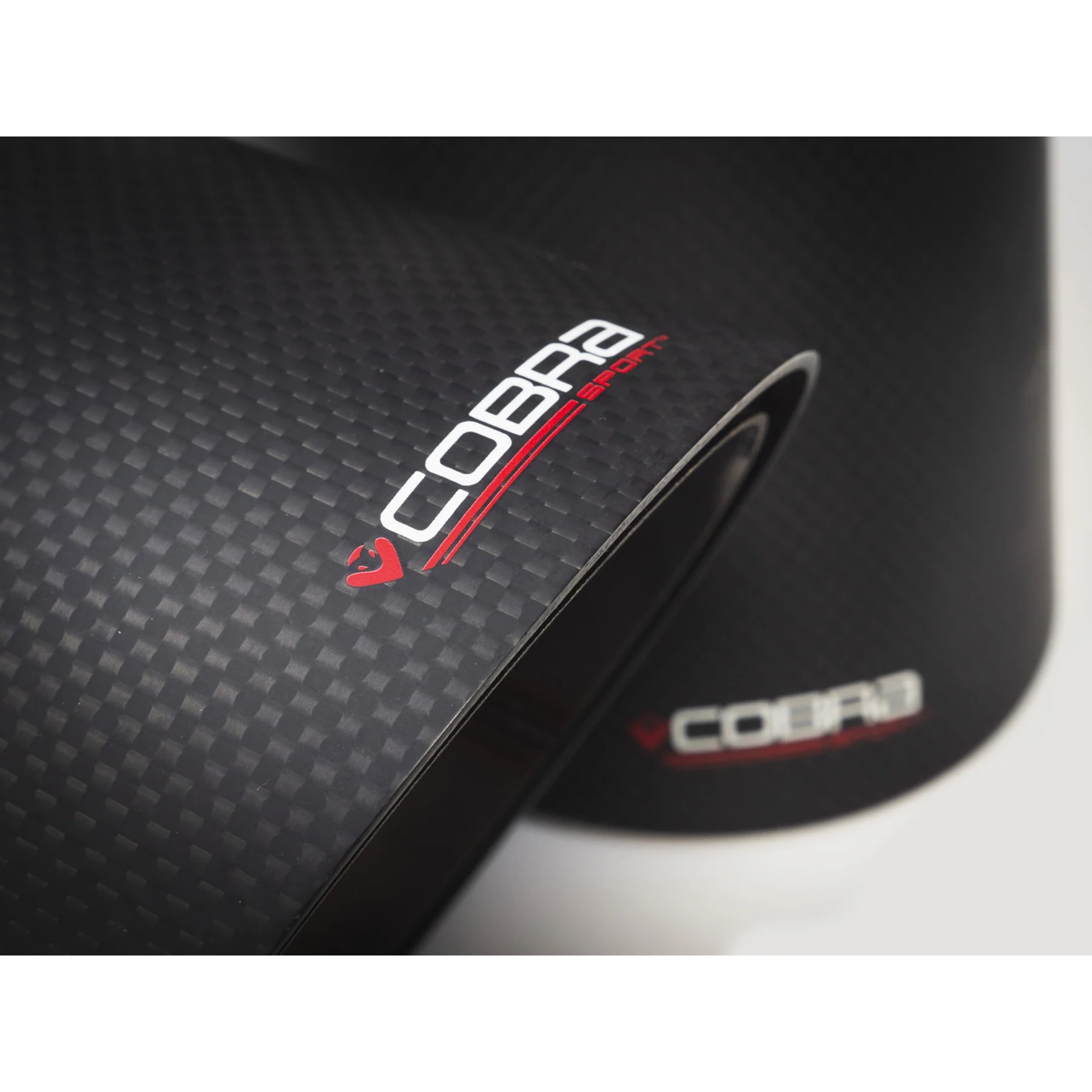 Pair of 4.5" Slash Cut Carbon Fibre Tips TP106-CF-2 - Image 3