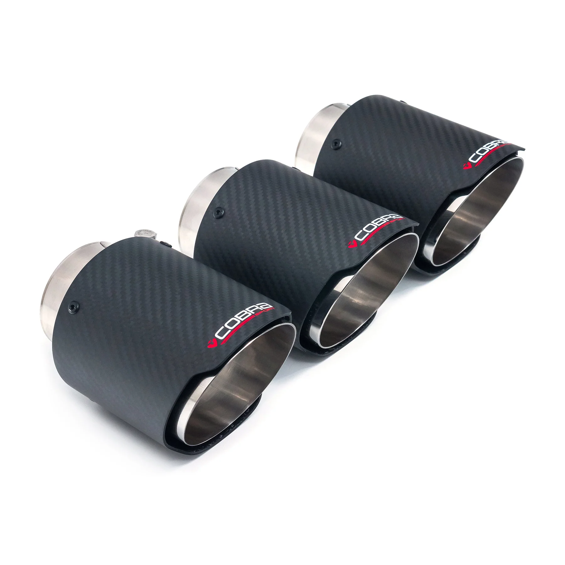 Set of 3 - 4" Slash Cut Carbon Fibre Tips TP107-CF-3
