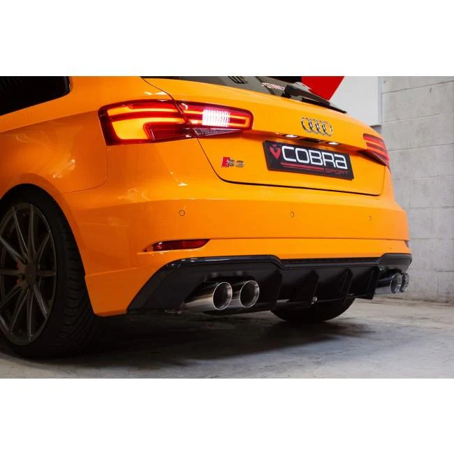 Audi S3 (8V) 3 Door (Valved) (13-18) Cat Back Performance Exhaust - Image 8