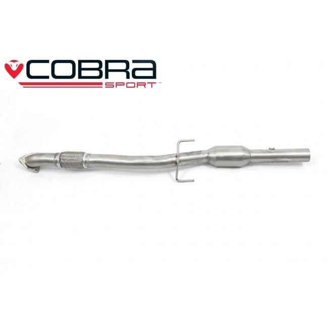 Vauxhall Corsa D VXR (07-09) Secondary Sports Cat / De-Cat Front Pipe Performance Exhaust - Image 3