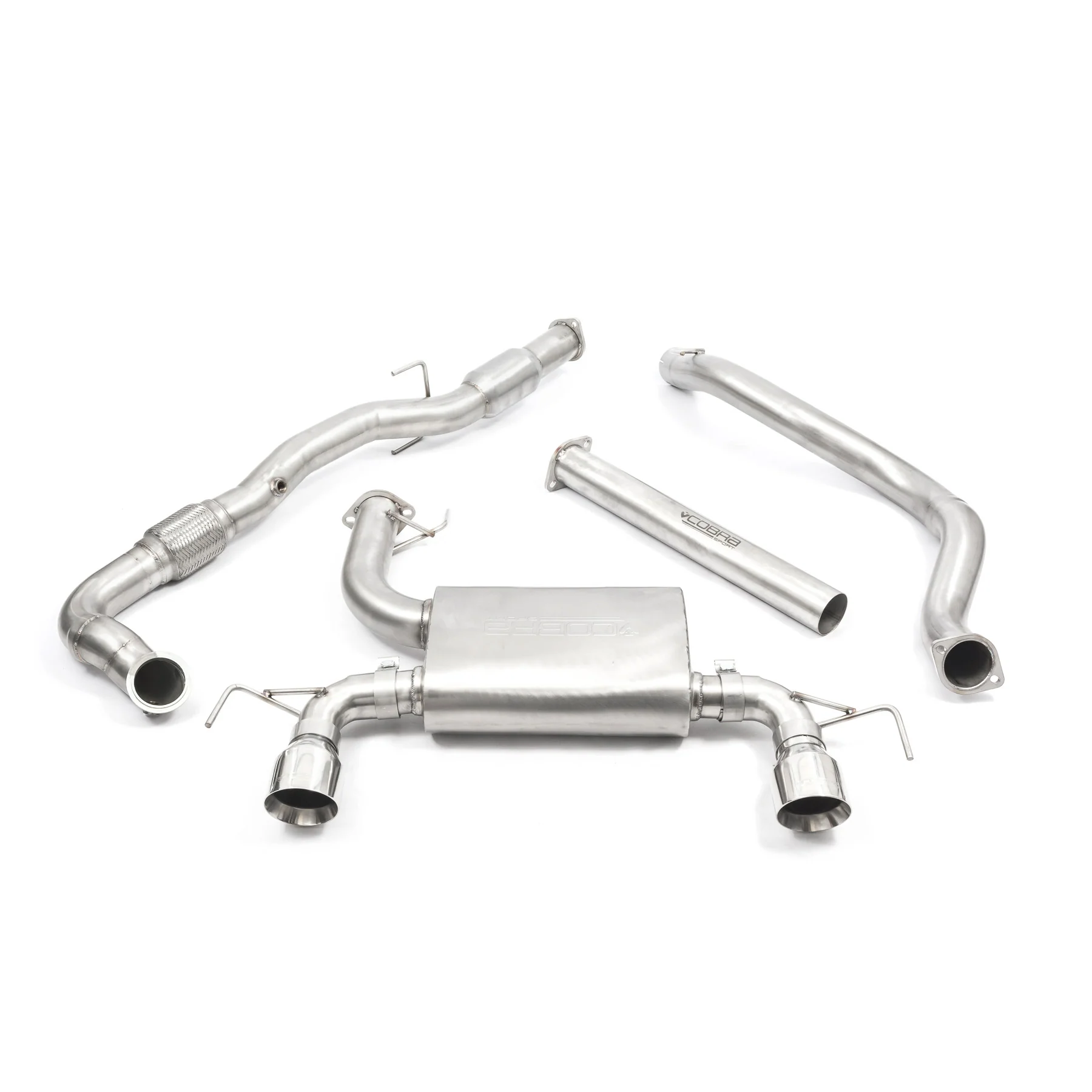 Vauxhall Corsa D VXR Nurburgring (10-14) Turbo Back Performance Exhaust - Image 9