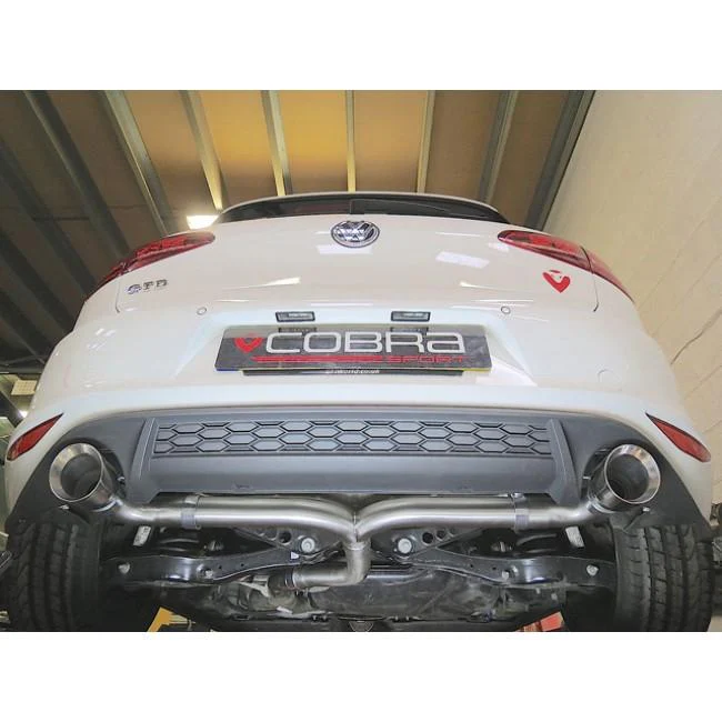 VW Golf GTD (Mk7) 2.0 TDI (5G) (14-17) GTI Style Cat Back Performance Exhaust - Image 7
