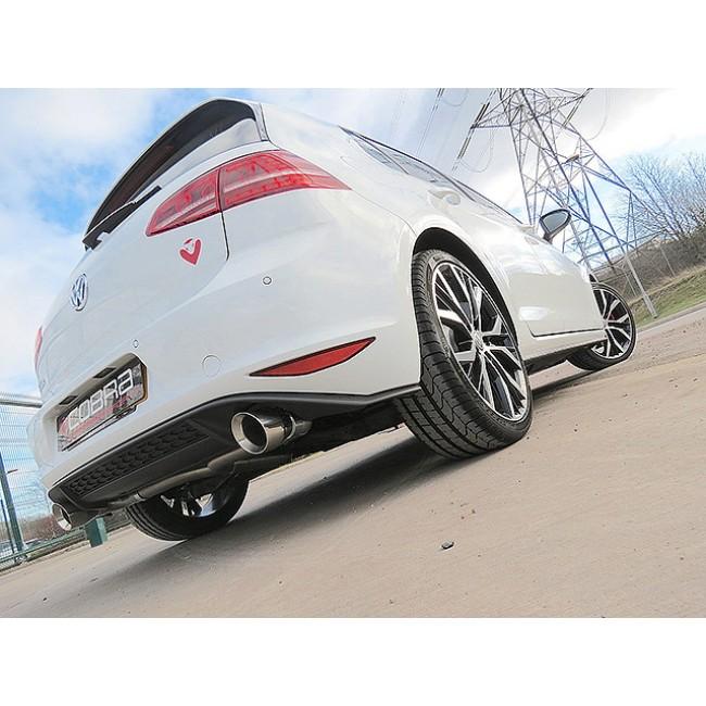 VW Golf GTD (Mk7) 2.0 TDI (5G) (with Sound Pack) (14-17) GTI Style Rear Exhaust - Image 5