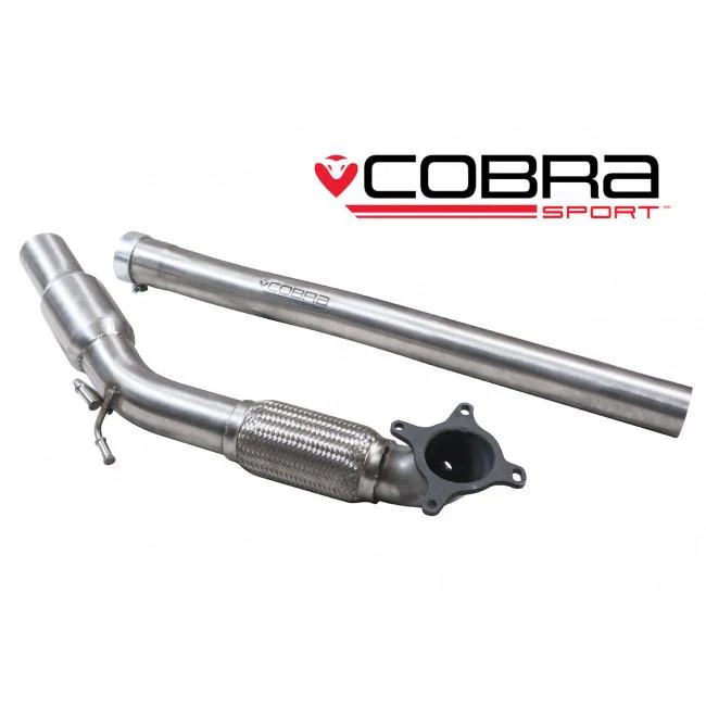 VW Golf GTI (Mk6) 2.0 TSI (5K) (09-12) Sports Cat / De-Cat Front Downpipe Performance Exhaust - Image 4