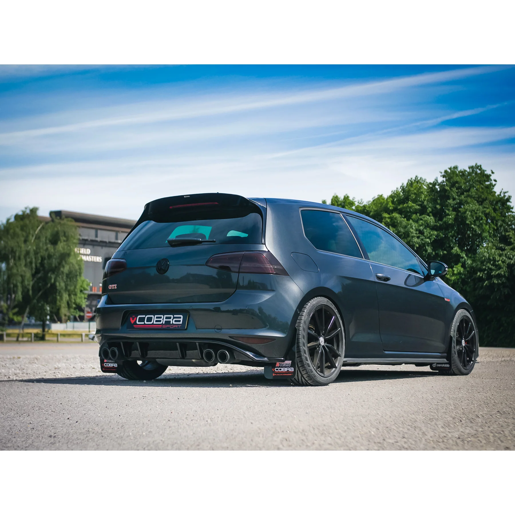 VW Golf GTI (MK7) 2.0 TSI (5G) (12-17) Quad Exit Cat Back Golf R Style Performance Exhaust - Image 3