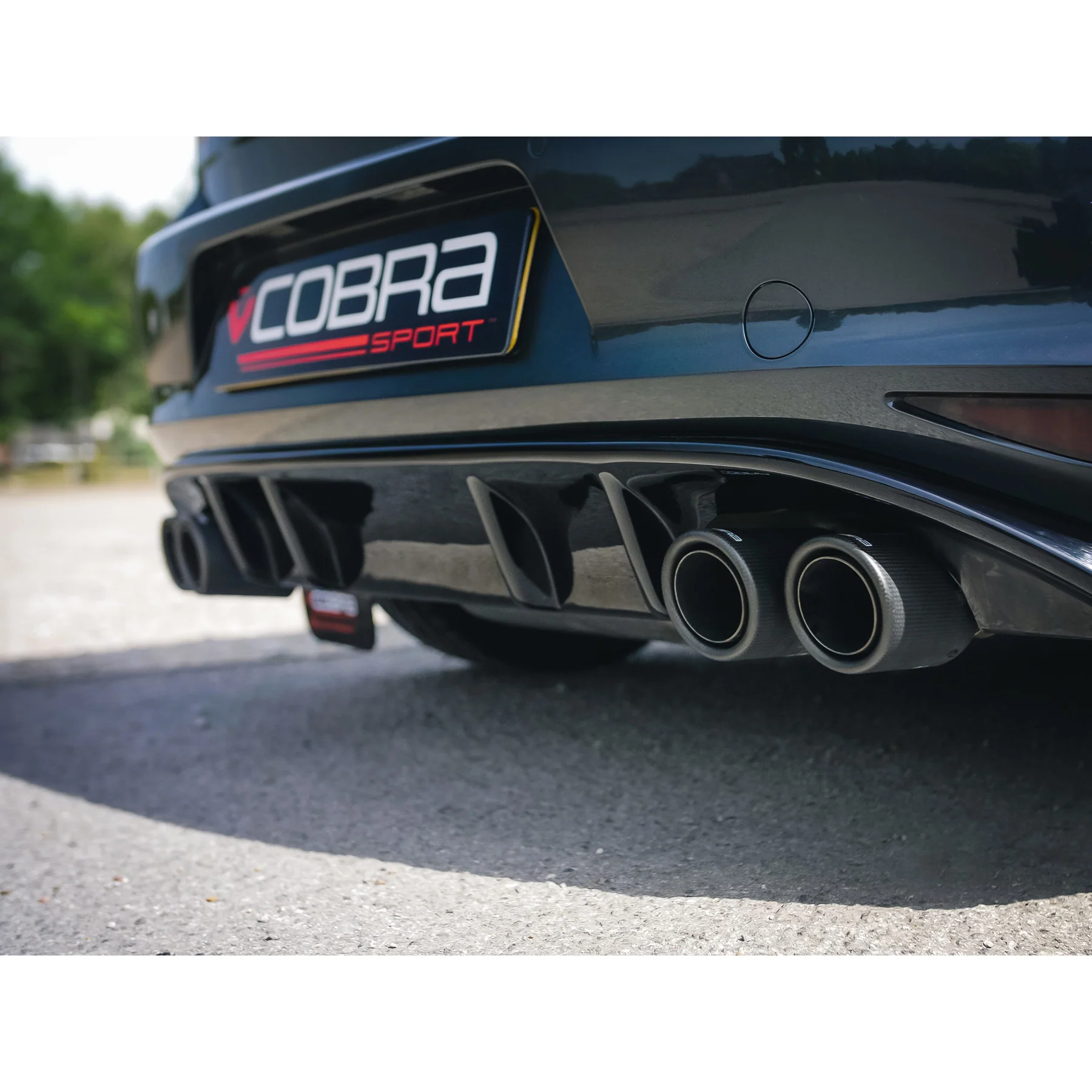 VW Golf GTI (Mk7) 2.0 TSI (5G) (12-17) Quad Exit Turbo Back Golf R Style Performance Exhaust - Image 4