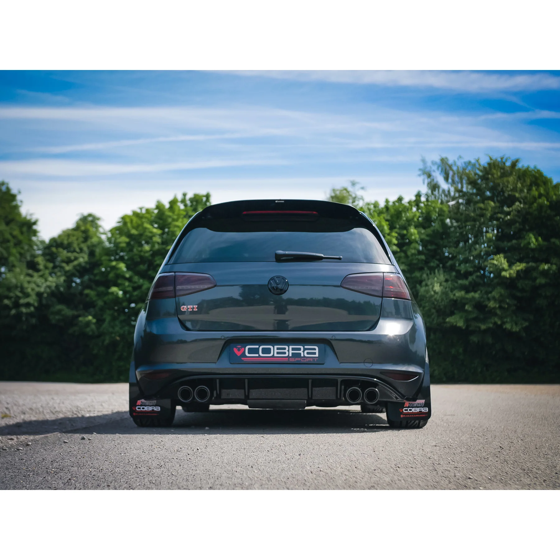 VW Golf GTI (Mk7) 2.0 TSI (5G) (12-17) Quad Exit Turbo Back Golf R Style Performance Exhaust - Image 6