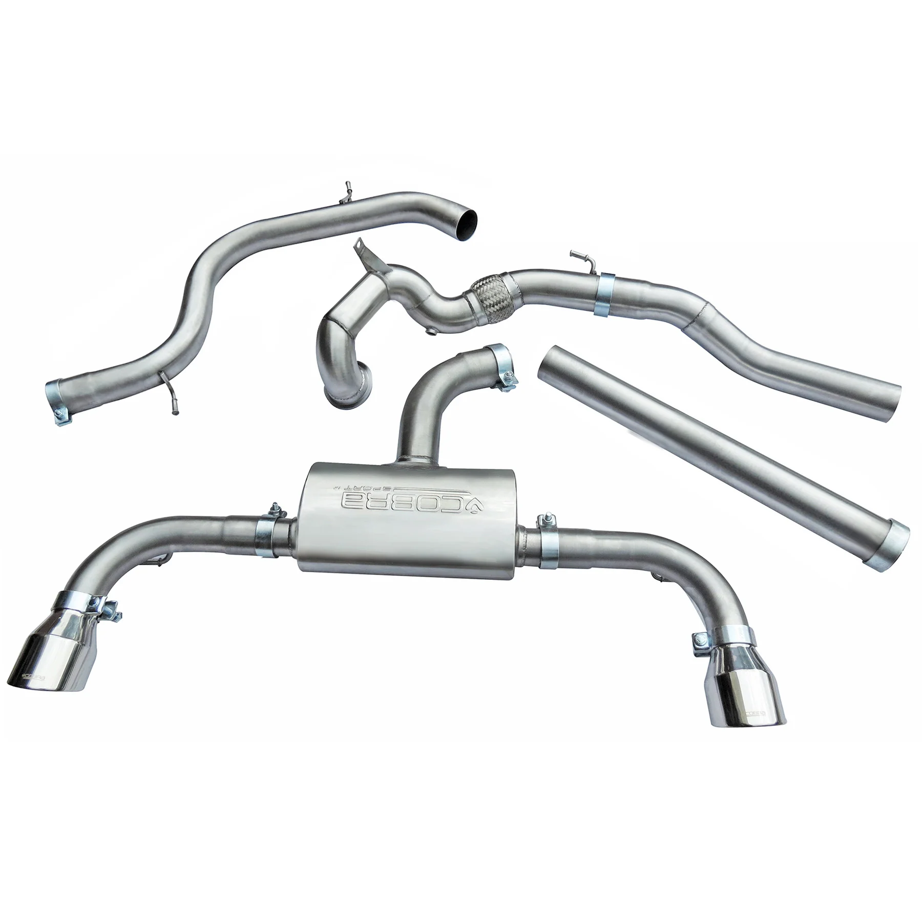 VW Golf GTI (Mk7) 2.0 TSI (5G) (12-17) Turbo Back Performance Exhaust - Image 13