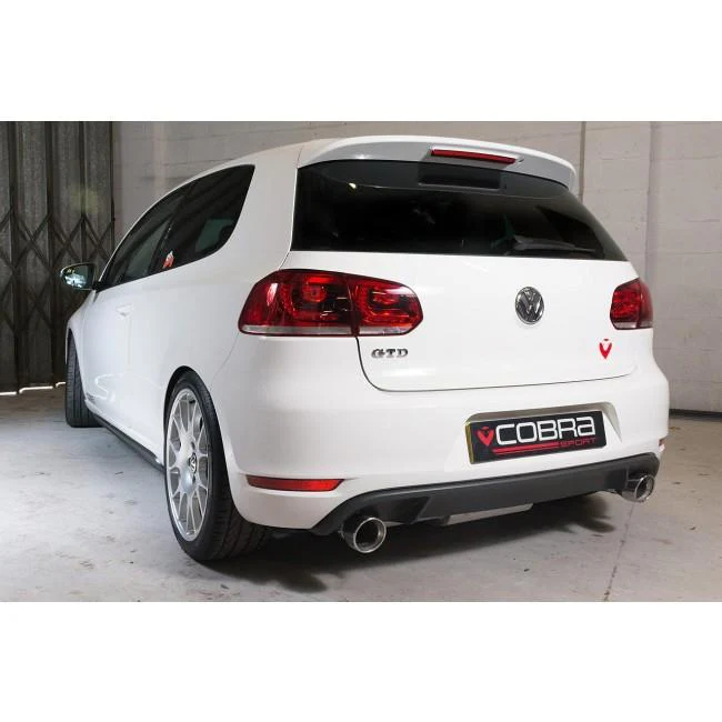 VW Golf GTD (Mk6) 2.0 TDI (5K) (09-13) GTI Style Cat Back Performance Exhaust - Image 10