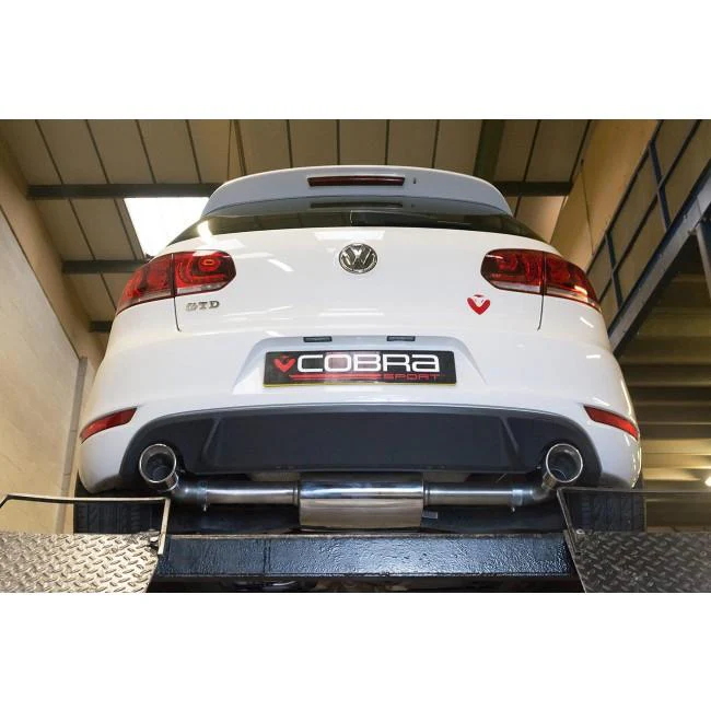 VW Golf GTD (Mk6) 2.0 TDI (5K) (09-13) GTI Style Cat Back Performance Exhaust - Image 8