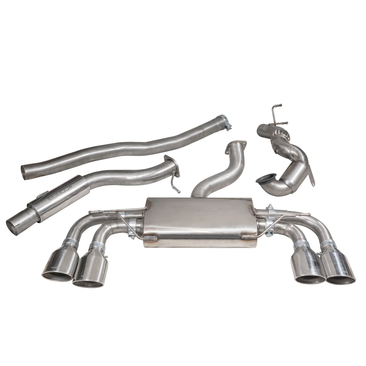 VW Golf R (Mk7.5) 2.0 TSI (5G) (18-20) Turbo Back Performance Exhaust - Image 15