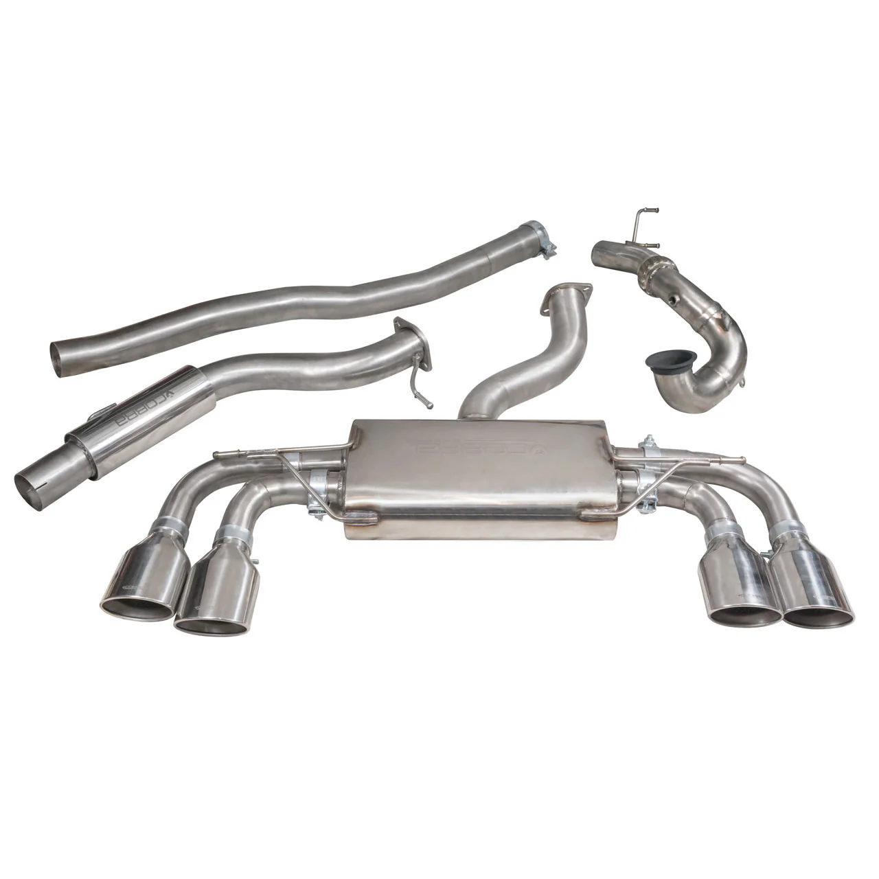VW Golf R (Mk7.5) 2.0 TSI (5G) (18-20) Turbo Back Performance Exhaust - Image 19