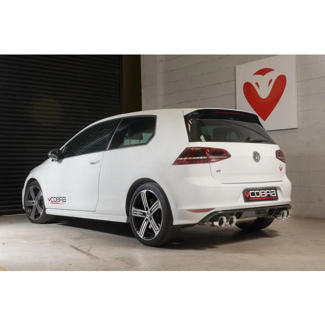 VW Golf R (Mk7) 2.0 TSI (5G) (12-18) Turbo Back Performance Exhaust - Image 14