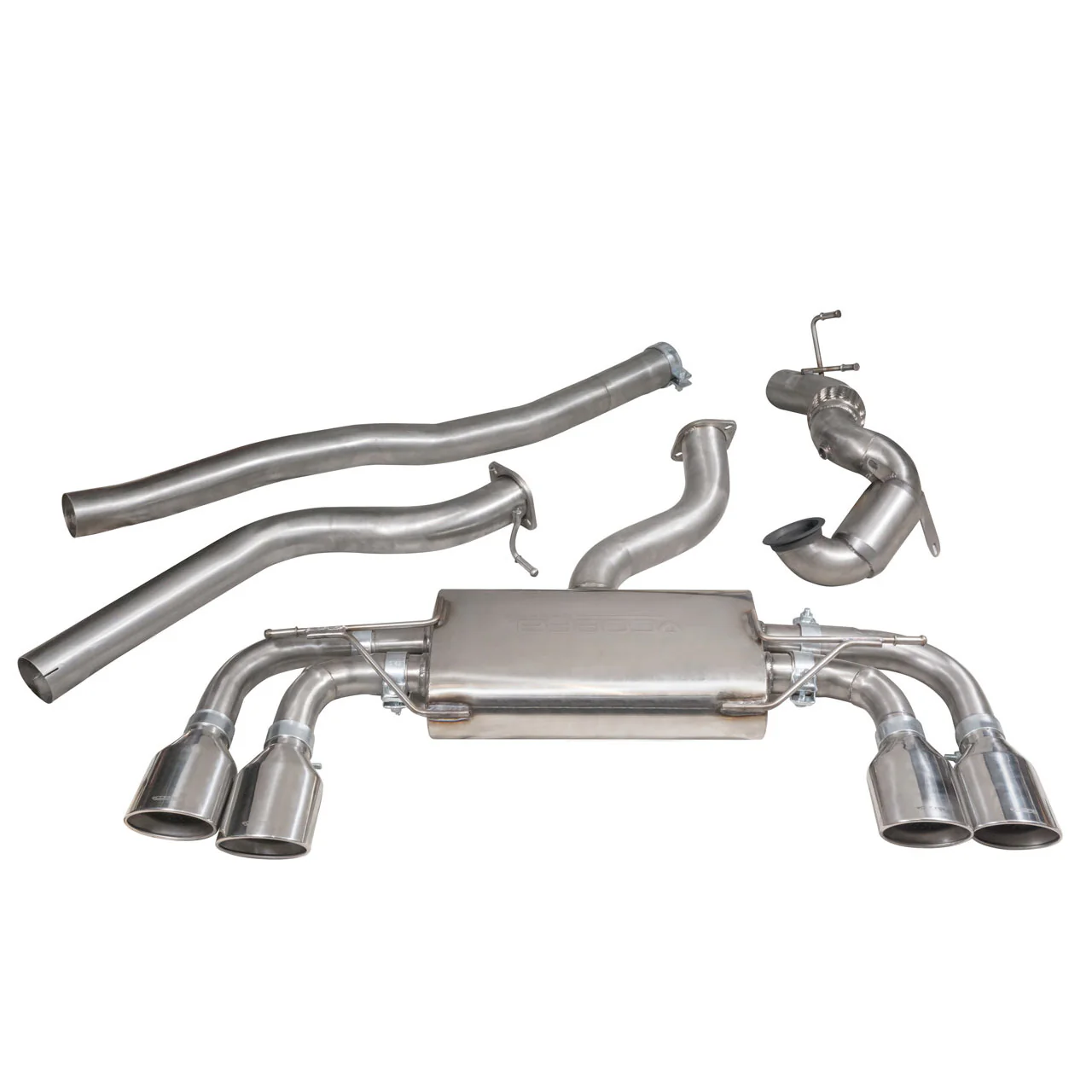 VW Golf R (Mk7) 2.0 TSI (5G) (12-18) Turbo Back Performance Exhaust - Image 18
