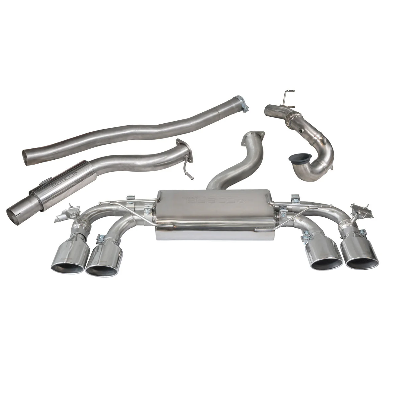 VW Golf R (Mk7) 2.0 TSI (5G) (12-18) Turbo Back Performance Exhaust - Image 21
