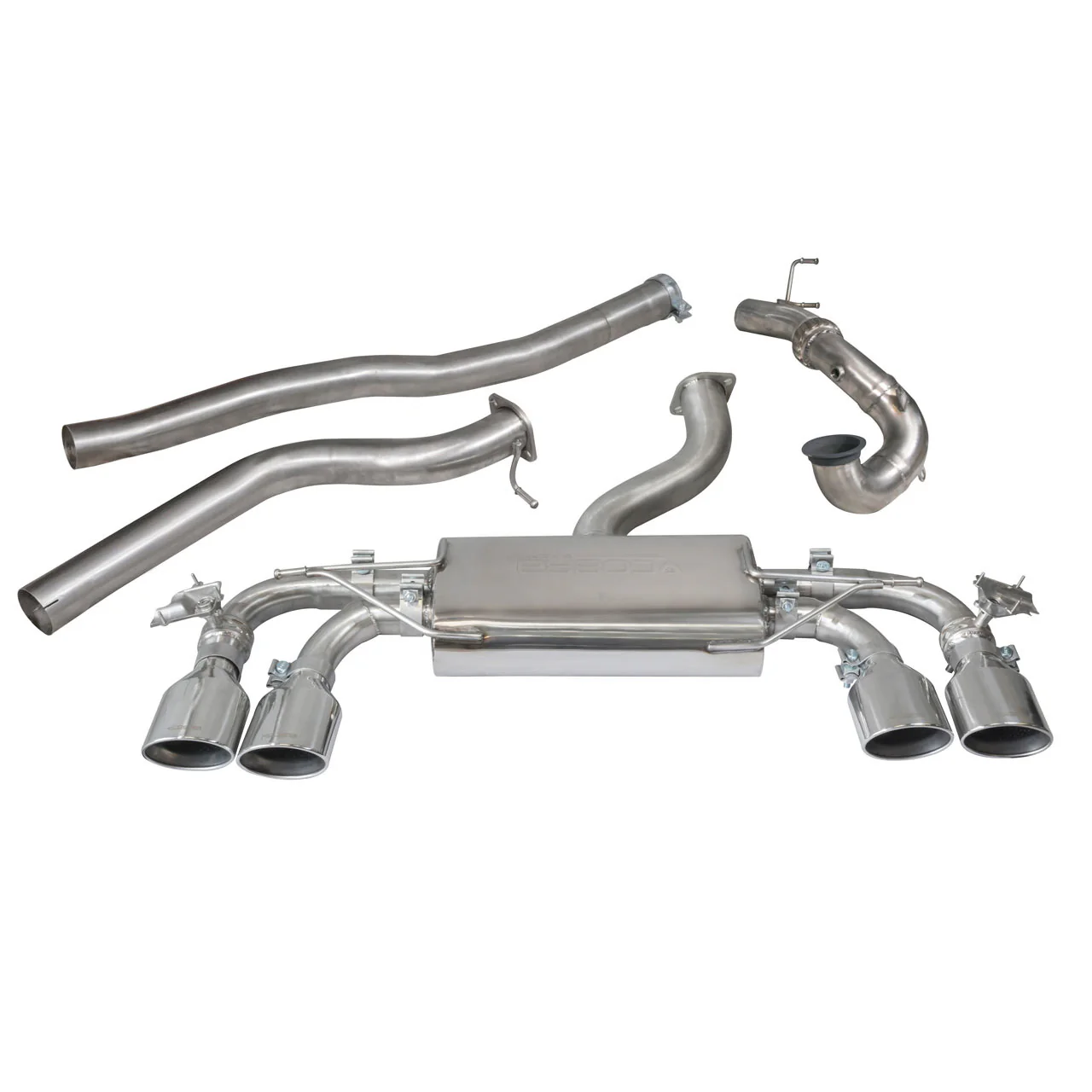 VW Golf R (Mk7) 2.0 TSI (5G) (12-18) Turbo Back Performance Exhaust - Image 22