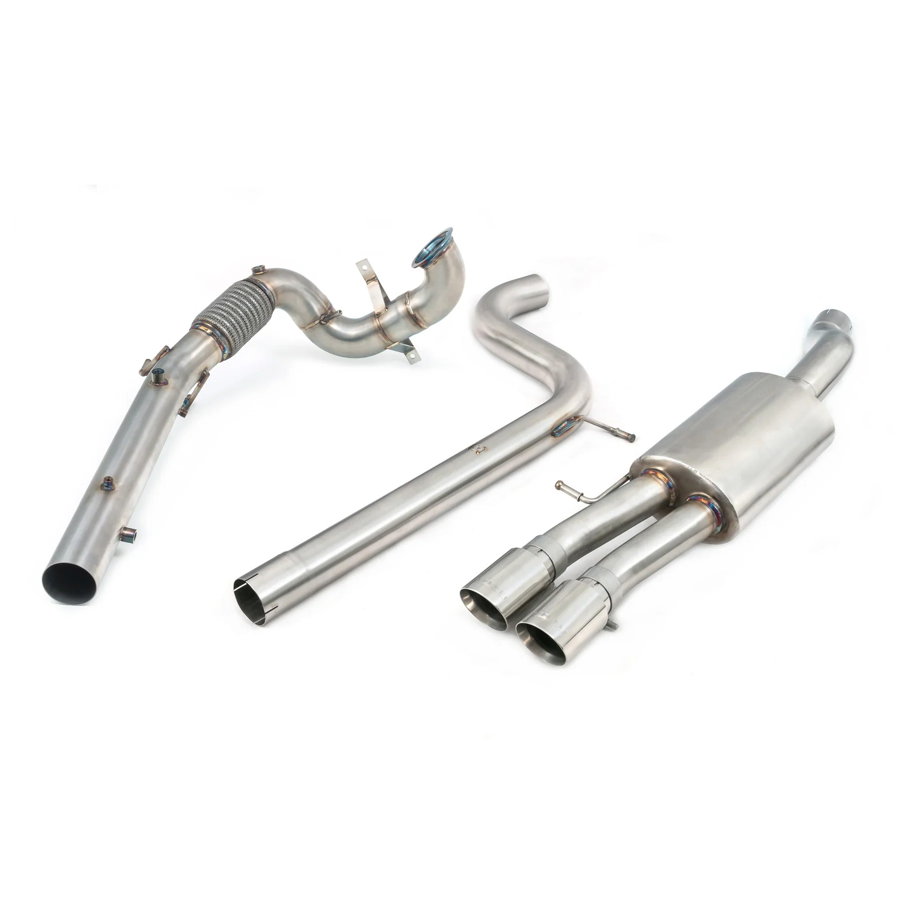 VW Polo GTI (AW) Mk6 2.0 TSI (19>) Turbo Back Performance Exhaust - Image 11