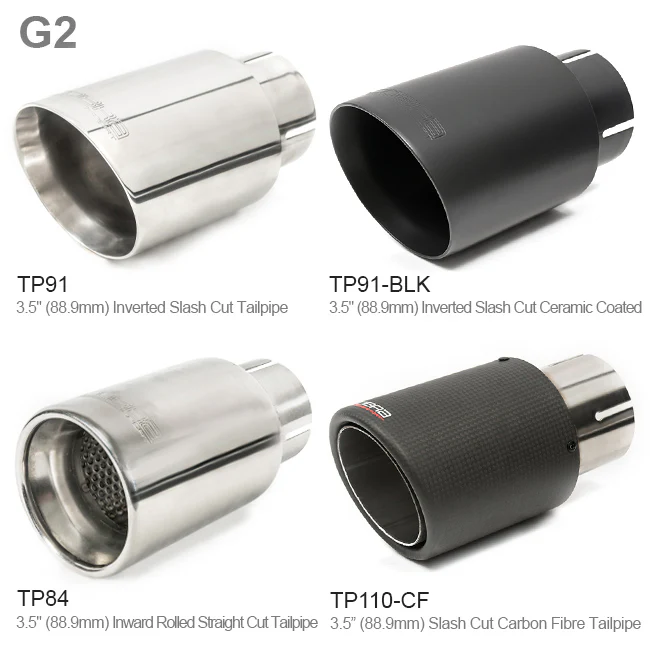 VW Polo GTI (AW) Mk6 2.0 TSI (19>) Turbo Back Performance Exhaust - Image 2