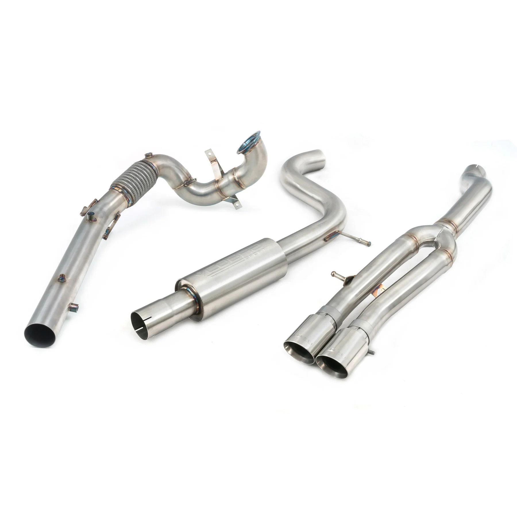 VW Polo GTI (AW) Mk6 2.0 TSI (19>) Venom Turbo Back Performance Exhaust - Image 11