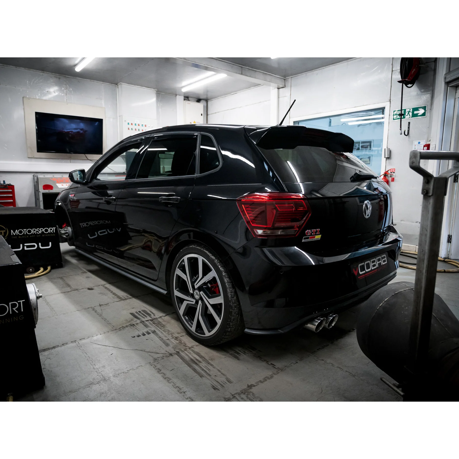 VW Polo GTI (AW) Mk6 2.0 TSI (19>) Venom Turbo Back Performance Exhaust - Image 9