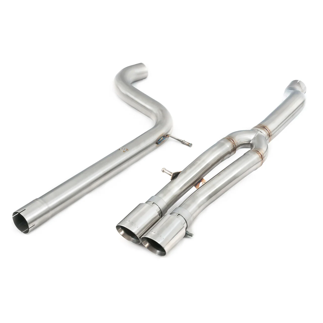 VW Polo GTI (AW) Mk6 2.0 TSI (17> GPF Models) Rear Box Delete Race GPF Back Performance Exhaust - Image 12
