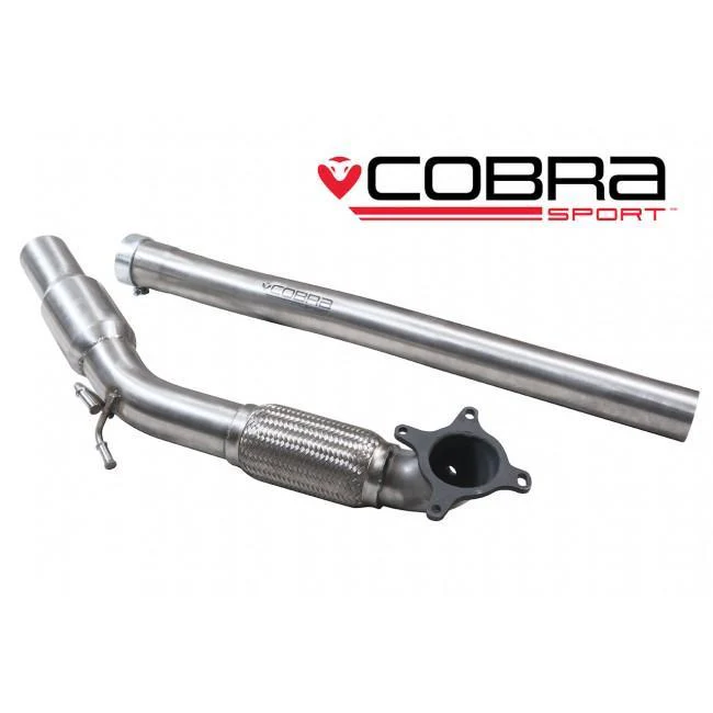 VW Scirocco R 2.0 TSI (09-18) Sports Cat / De-Cat Front Downpipe Performance Exhaust - Image 5